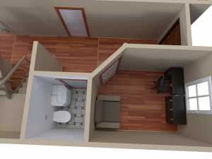 house - floor plan 3Dモデル