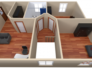 house - floor plan 3Dモデル