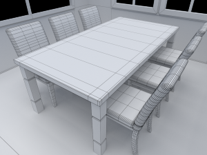 house - floor plan non-textured version 3D Model