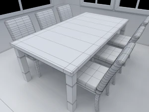 house - floor plan non-textured version 3D Model