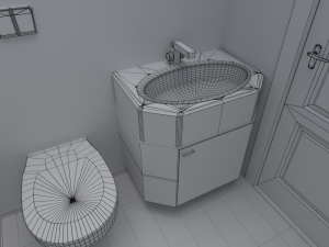 house - floor plan non-textured version 3D Model