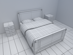 house - floor plan non-textured version 3D Model