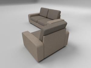 fabric sofa set 3D Model