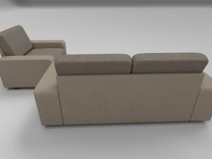 fabric sofa set 3D Model