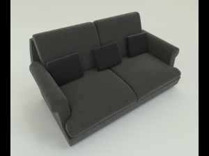fabric sofa Model 3D
