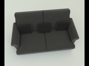 fabric sofa 3D Модель