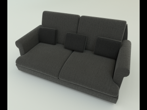 fabric sofa 3D Модель