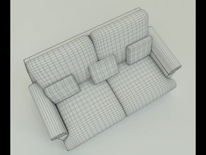 fabric sofa 3D Model