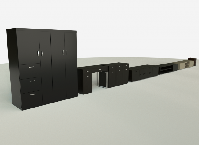 cabinet-closet collection Modello 3D .c4d .max .obj .3ds .fbx .stl .blend 
