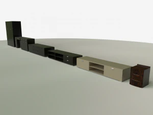 cabinet-closet collection 3D Model