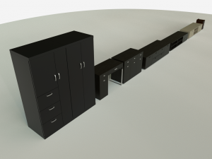 cabinet-closet collection Modello 3D