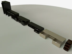 cabinet-closet collection 3D Model