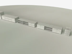 cabinet-closet collection 3D Model
