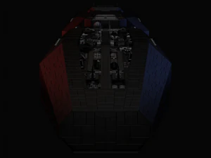 scifi battle cruiser 3D Model