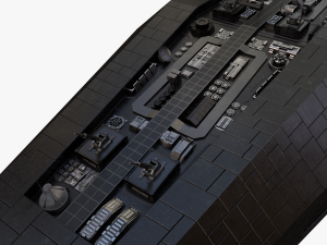 scifi battle cruiser 3D 모델