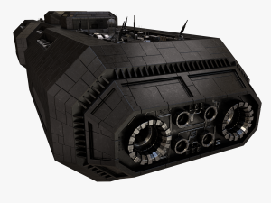 scifi battle cruiser 3D 모델