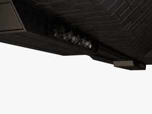 scifi battle cruiser 3D 모델