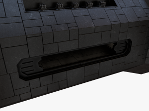 scifi battle cruiser 3D 모델