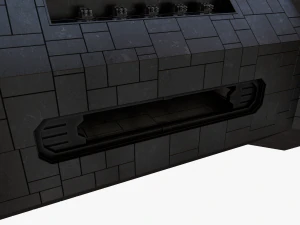 scifi battle cruiser 3D Model