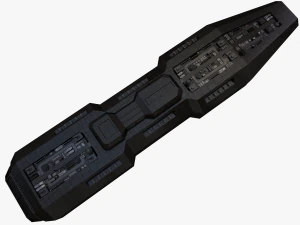 scifi battle cruiser 3D Model