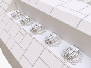 scifi battle cruiser 3D 모델