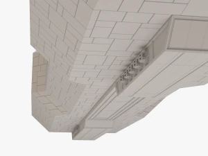 scifi battle cruiser non-textured version 3D Model