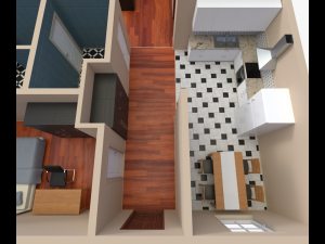 house - floor plan 2 Modello 3D