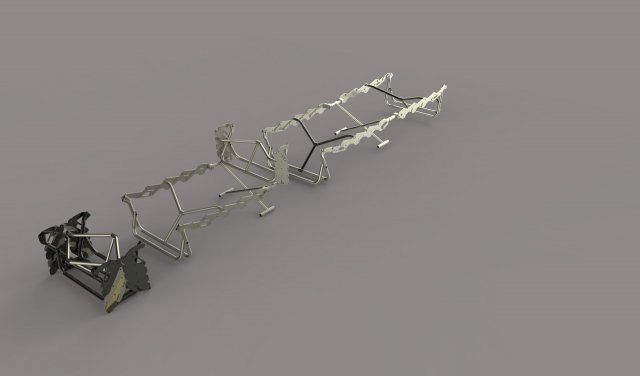 rollaway bed outdoors Modelo 3D .c4d .max .obj .3ds .fbx .stl .blend 