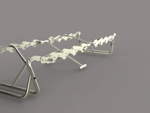 rollaway bed outdoors Modelo 3D