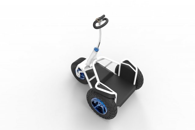 electric tricycle 3D Модель .c4d .max .obj .3ds .fbx .stl .blend 