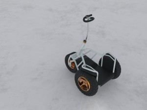 electric tricycle 3D Модель