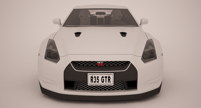 nissan r35 gtr Modelo 3D .c4d .max .obj .3ds .fbx .stl .blend 