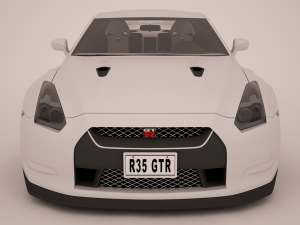 nissan r35 gtr 3Dモデル