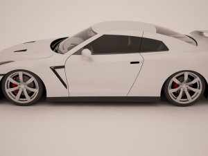 nissan r35 gtr Modelo 3D
