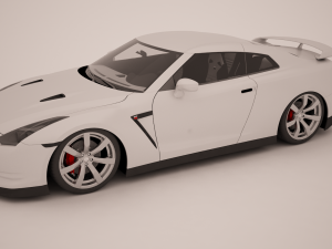 nissan r35 gtr Modelo 3D