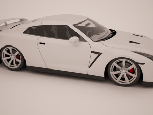 nissan r35 gtr Modelo 3D