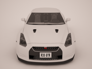 nissan r35 gtr Modelo 3D