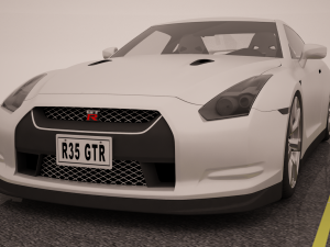nissan r35 gtr Modelo 3D