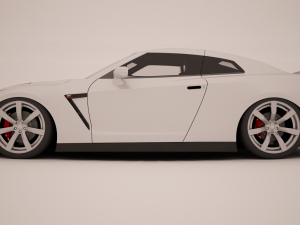 nissan r35 gtr Modelo 3D