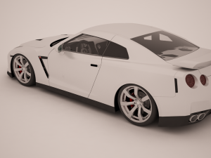 nissan r35 gtr Modelo 3D