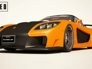 mazda rx-7 veilside edition - rigged 3D Model