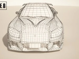 mazda rx-7 veilside edition - rigged 3D Model