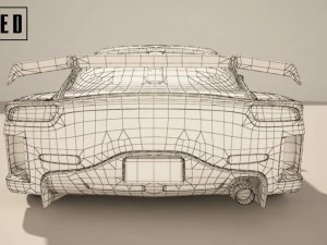 mazda rx-7 veilside edition - rigged 3D Model