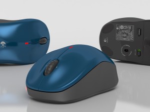 bluetooth mouse logitech v470 3D Model