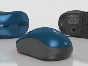 bluetooth mouse logitech v470 3D Model
