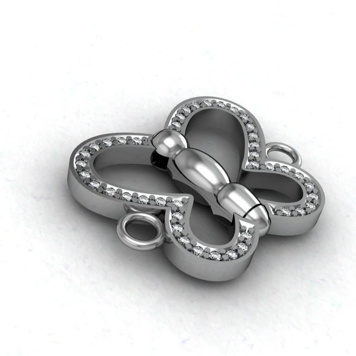 lock for necklace chain etc 3D Model .c4d .max .obj .3ds .fbx .stl .blend