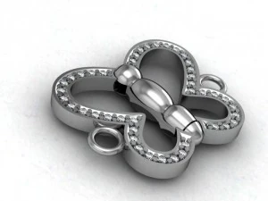 lock for necklace chain etc 3D Model