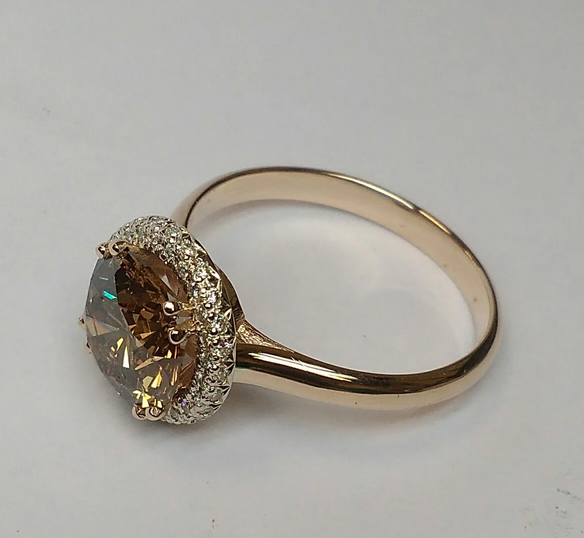 ring with 481 jewelry inserts 3D Model .c4d .max .obj .3ds .fbx .stl .blend