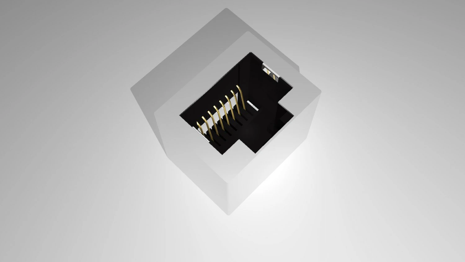 ethernet port 3D Model .c4d .max .obj .3ds .fbx .stl .blend 