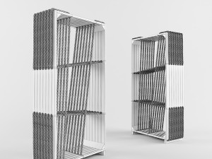 cross-ropes shelf by kata monus and tamas bozsik 3Dモデル